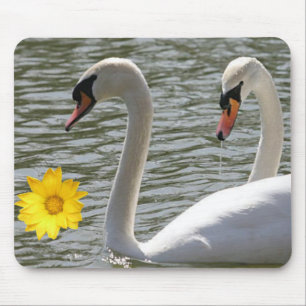 Tapis De Souris Mousepad Swan