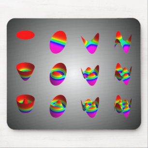 Tapis De Souris mousepad, tableau 3 x 4 de Zernike