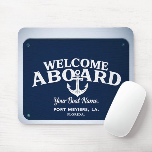 Tapis De Souris Mousepad thème océanique (Avec souris)
