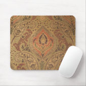 Tapis De Souris Mousepad--Tissu orange (Avec souris)
