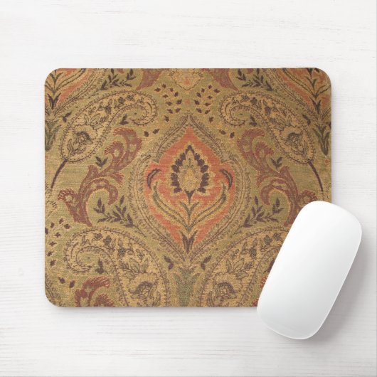 Tapis De Souris Mousepad--Tissu orange (Avec souris)