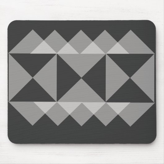 Tapis De Souris Mousepad - Triangle Motif dans votre couleur (Devant)