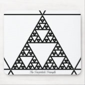 Tapis De Souris Mousepad Triângulo de Sierpiński (Devant)