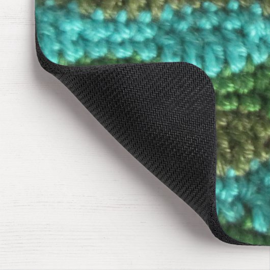 Tapis De Souris Mousepad - Vague Motif en Verts (Coin)