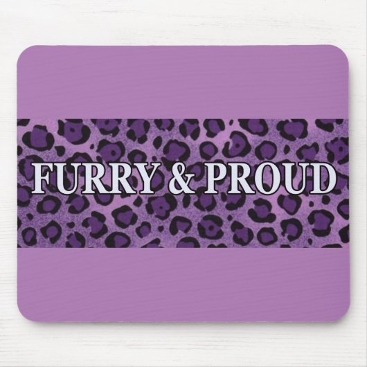 Tapis De Souris Mousepad velu et fier (Devant)
