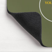 Tapis De Souris Mousepad vert laiton (Coin)