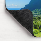 Tapis De Souris Mousepad vert tropical de Moorea (Coin)