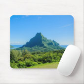 Tapis De Souris Mousepad vert tropical de Moorea (Avec souris)