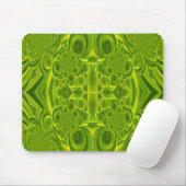 Tapis De Souris Mousepad vert vibrant texture (Avec souris)