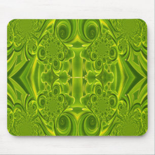 Tapis De Souris Mousepad vert vibrant texture