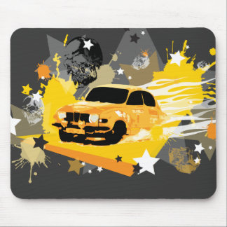 Tapis De Souris mousepad vintage de rassemblement de saab -