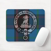 Tapis De Souris Mousepad with Clan Home Crest and Ancient Tartan (Avec souris)