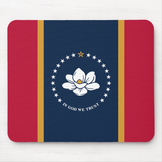 Tapis De Souris Mousepad with Flag of Mississippi State, USA (Devant)