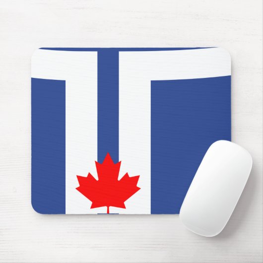 Tapis De Souris Mousepad with Flag of Toronto, Canada (Avec souris)