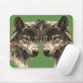 Tapis De Souris Mousepad Wolf (Avec souris)