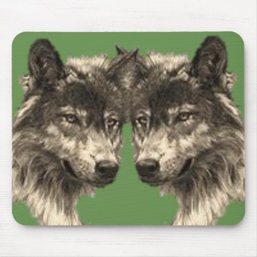 Tapis De Souris Mousepad Wolf (Devant)