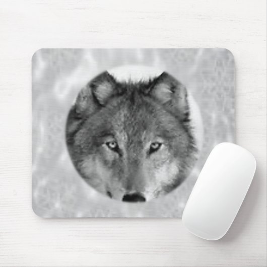 Tapis De Souris Mousepad Wolf (Avec souris)