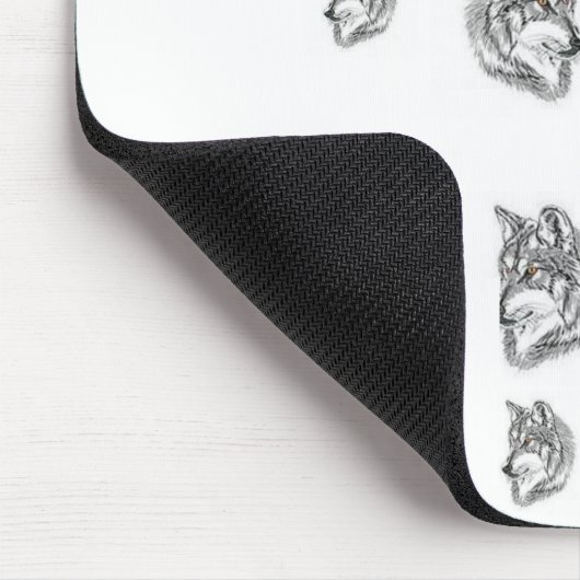 Tapis De Souris Mousepad Wolf (Coin)