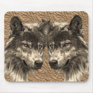 Tapis De Souris Mousepad Wolf