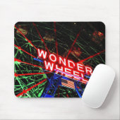 Tapis De Souris Mousepad 'Wonder Wheel Neon' (Avec souris)
