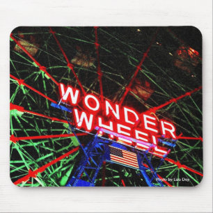 Tapis De Souris Mousepad 'Wonder Wheel Neon'