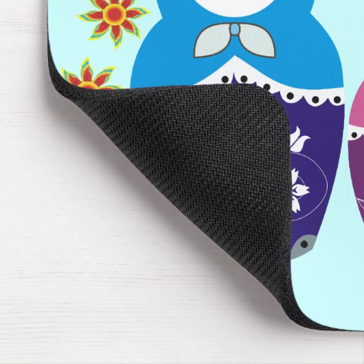 Tapis De Souris Mousepades russes à poupée de Matryoshka. (Coin)