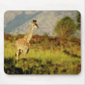 Tapis De Souris Mousepads de faune de girafe de bébé (Devant)
