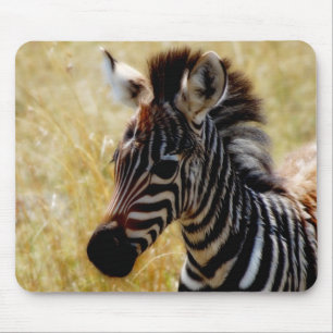 Tapis De Souris Mousepads de faune de poulain de zèbre