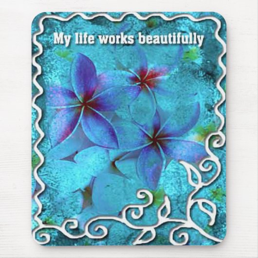 Tapis De Souris mousepads de Vie-Affirmation-motivation (Devant)