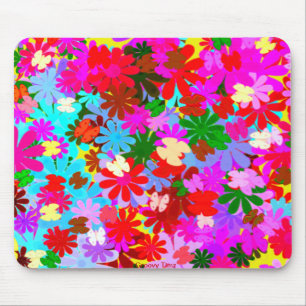 TAPIS DE SOURIS MOUSEPADS D'ÉNERGIE DE FLEURS - CADEAUX DE PLAISAN