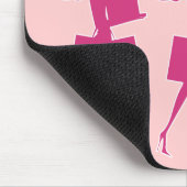 Tapis De Souris Mousepads drôle Girly rose (Coin)