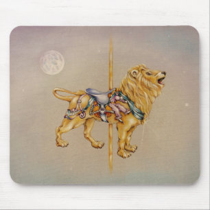 Tapis De Souris Mousepads - Lion de carrousel