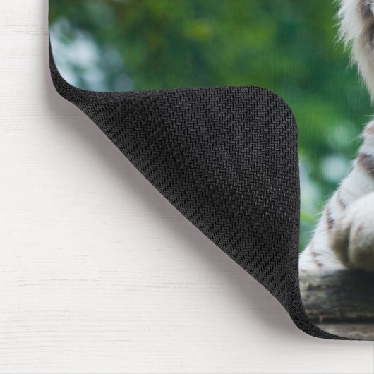 Tapis De Souris Mousepée blanche Tigre (Coin)