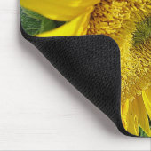 Tapis De Souris Mousepée de tournesol jaune (Coin)