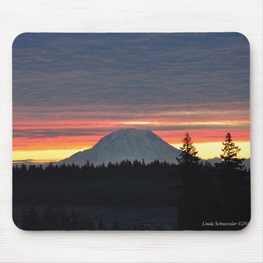 Tapis De Souris Mouspad du mont Rainier (Devant)