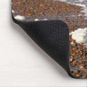 Tapis De Souris Mousse de mer sur la plage (Coin)