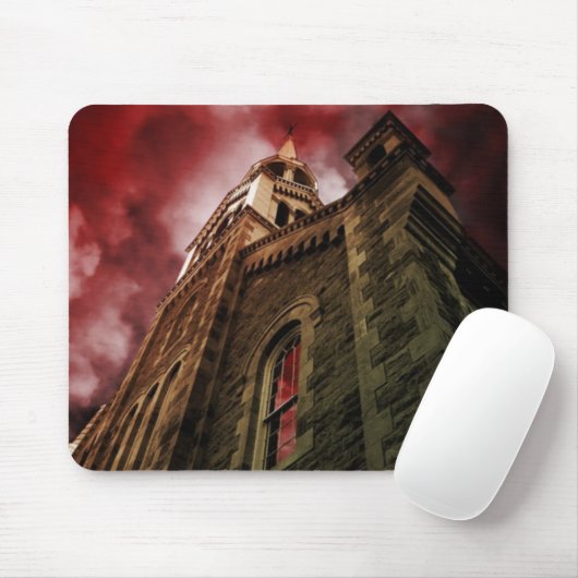 Tapis De Souris Moussepad architectural gothique (Avec souris)