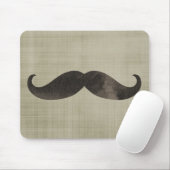 Tapis De Souris Moustache aquarelle (Avec souris)