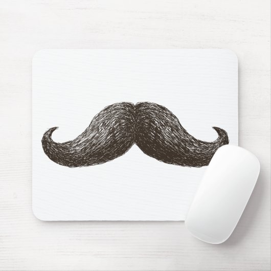 Tapis De Souris Moustache de La (lumière) (Avec souris)