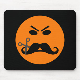 Tapis De Souris Moustache en colère mousepad