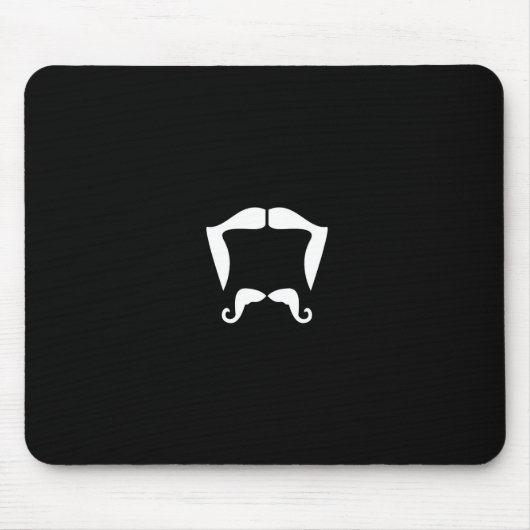 Tapis De Souris Moustache Mousepad (Devant)