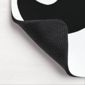 Tapis De Souris Moustache noire (Coin)