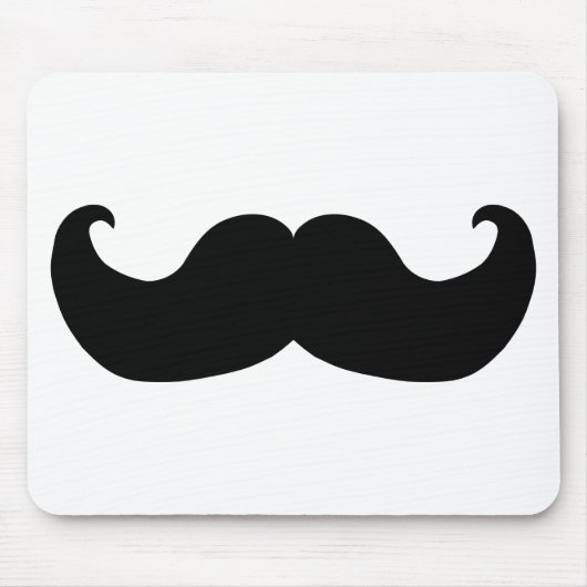 Tapis De Souris Moustache noire (Devant)