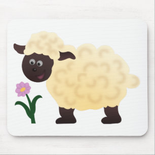 Tapis De Souris Mouton heureux