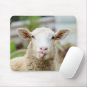 Tapis De Souris Mouton montrer langue (Avec souris)