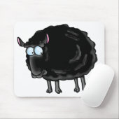 Tapis De Souris mouton noir (Avec souris)