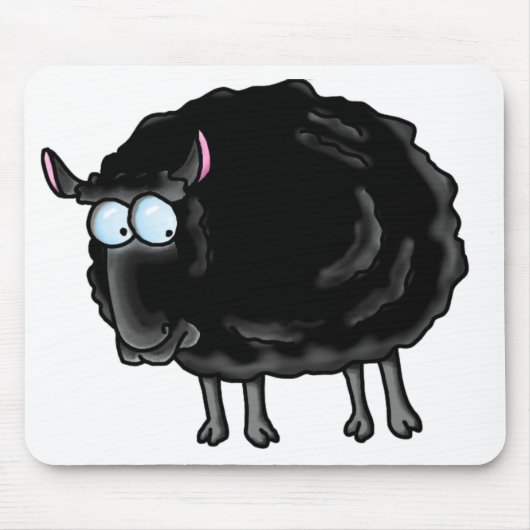 Tapis De Souris mouton noir (Devant)
