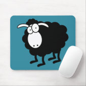 Tapis De Souris Mouton noir (Avec souris)