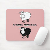 Tapis De Souris mouton noir et blanc (Avec souris)