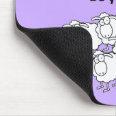 Tapis De Souris Mouton noir et blanc (Coin)
